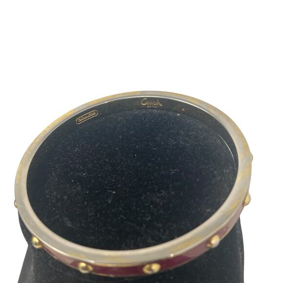 Coach Bangle Bracelet Slip On Brown - Picture 5 of 6
